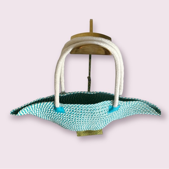 Blue and White Tote Bag - Picture 2 of 3